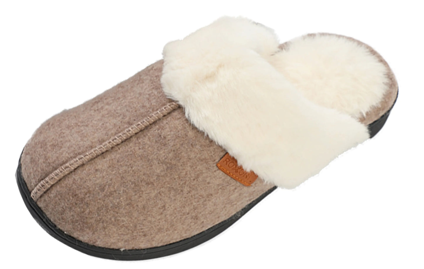 Women's Winter House Fuzzy Fluffy Furry Cozy Clog Slipper