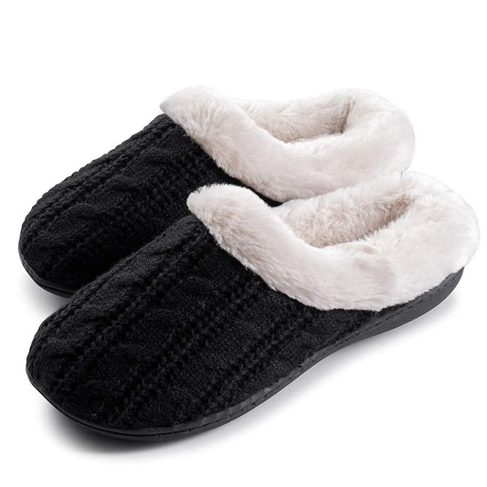 Women's Slippers Cable Knit Super Cozy Comfort Clog