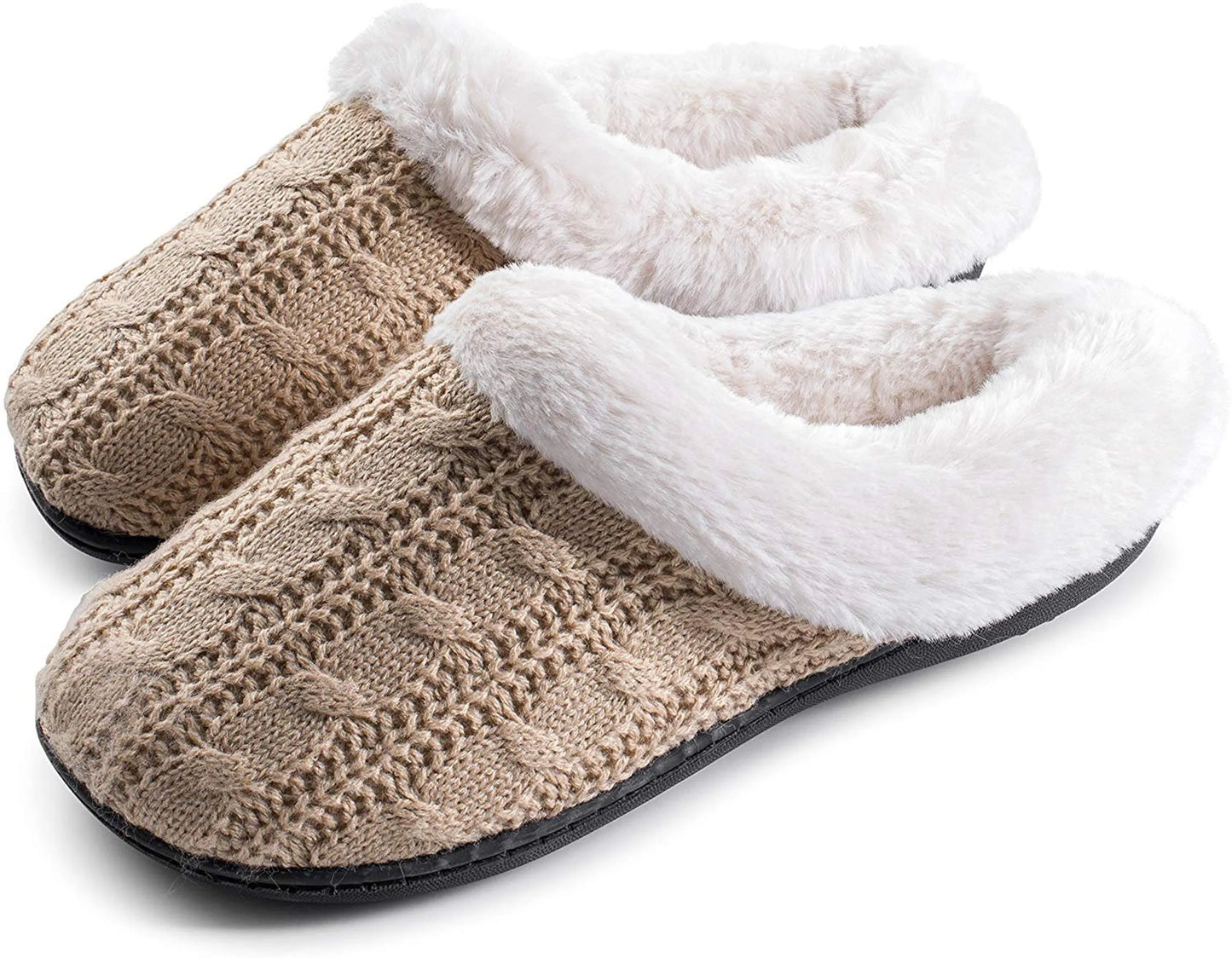 Women's Slippers Cable Knit Super Cozy Comfort Clog